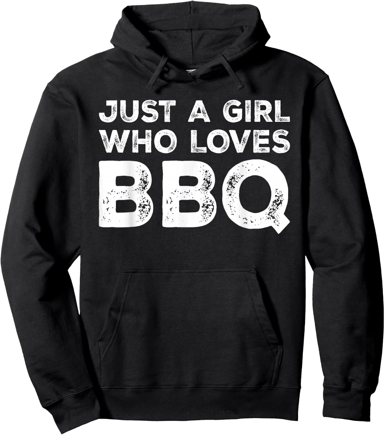 Just A Girl Who Loves BBQ, BBQ Lover Hoodie - Hoodie | Black