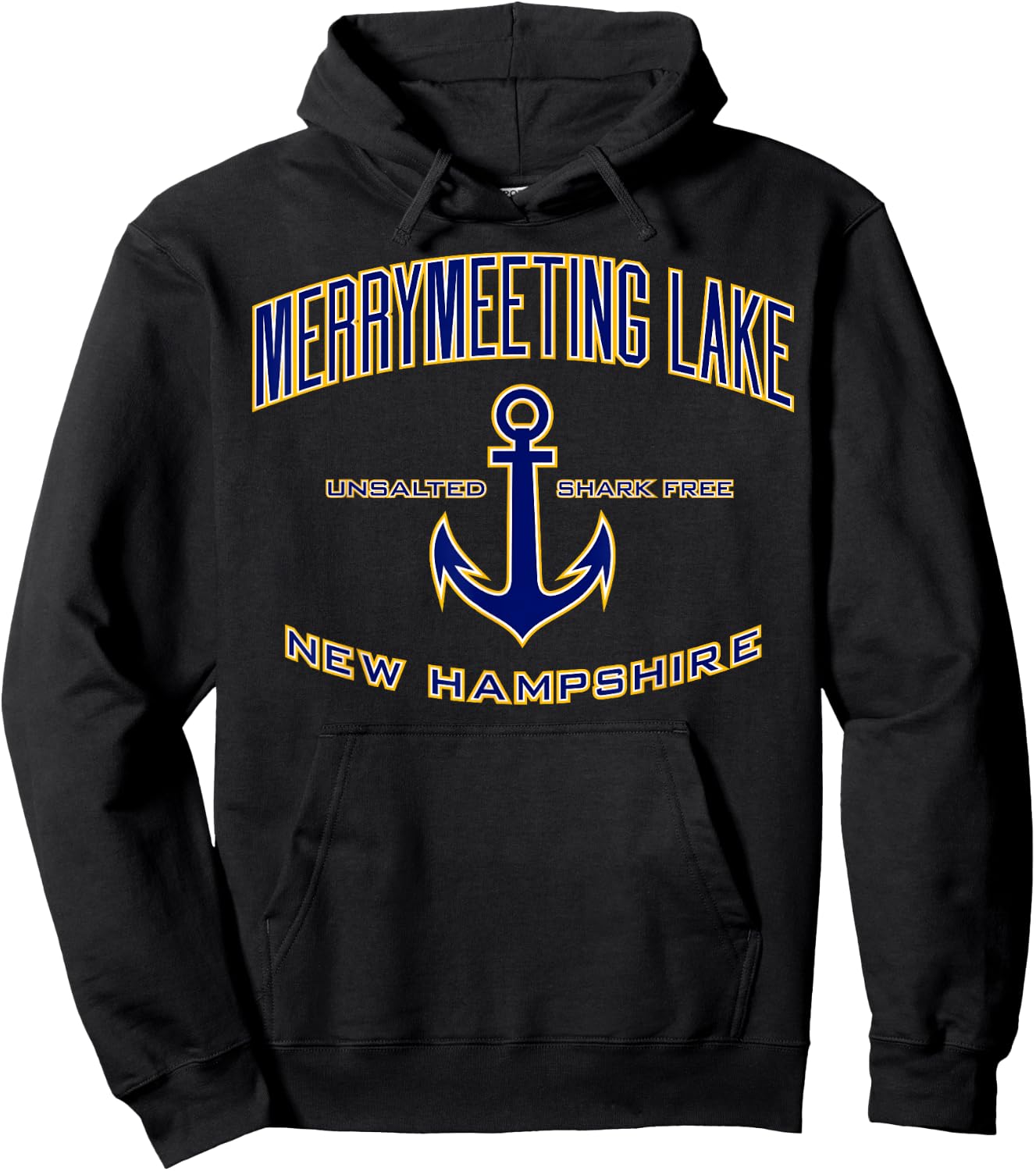 Merrymeeting Lake NH Hoodie - Hoodie | Black