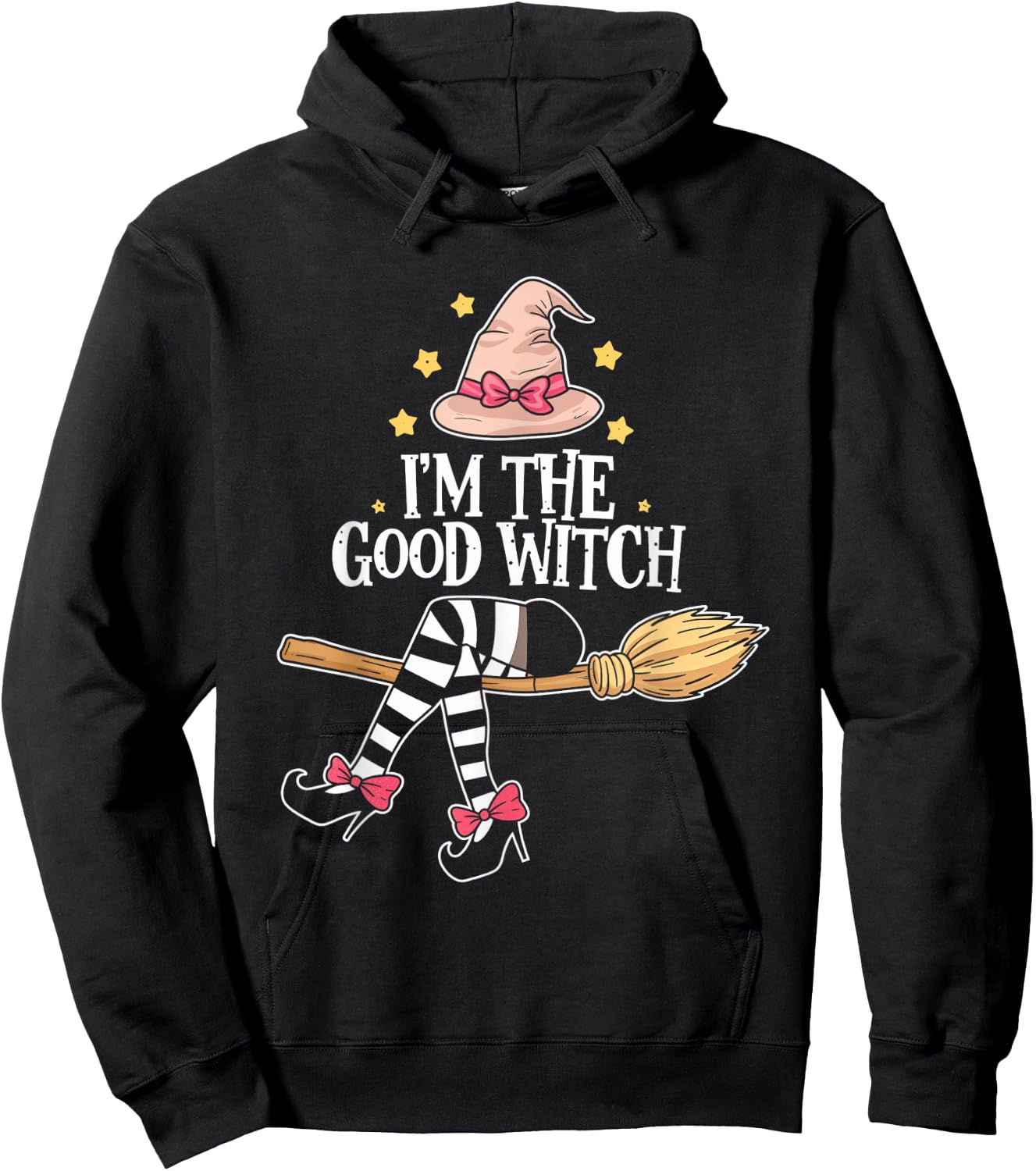 I'm The Good Witch Halloween Witch Costume Party Hoodie - Hoodie | Black