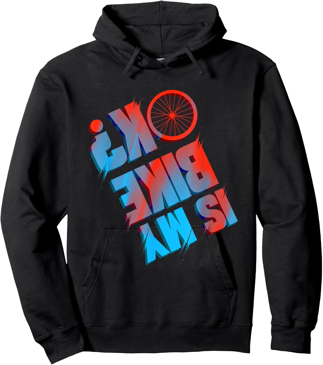 Funny Mountain Bike Tour Cycling Lover Bicycle Rider Hoodie - Hoodie | Black