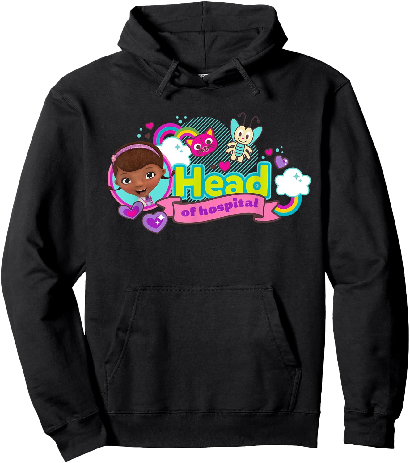 Disney Doc McStuffins Head of Hospital Hoodie - Hoodie | Black