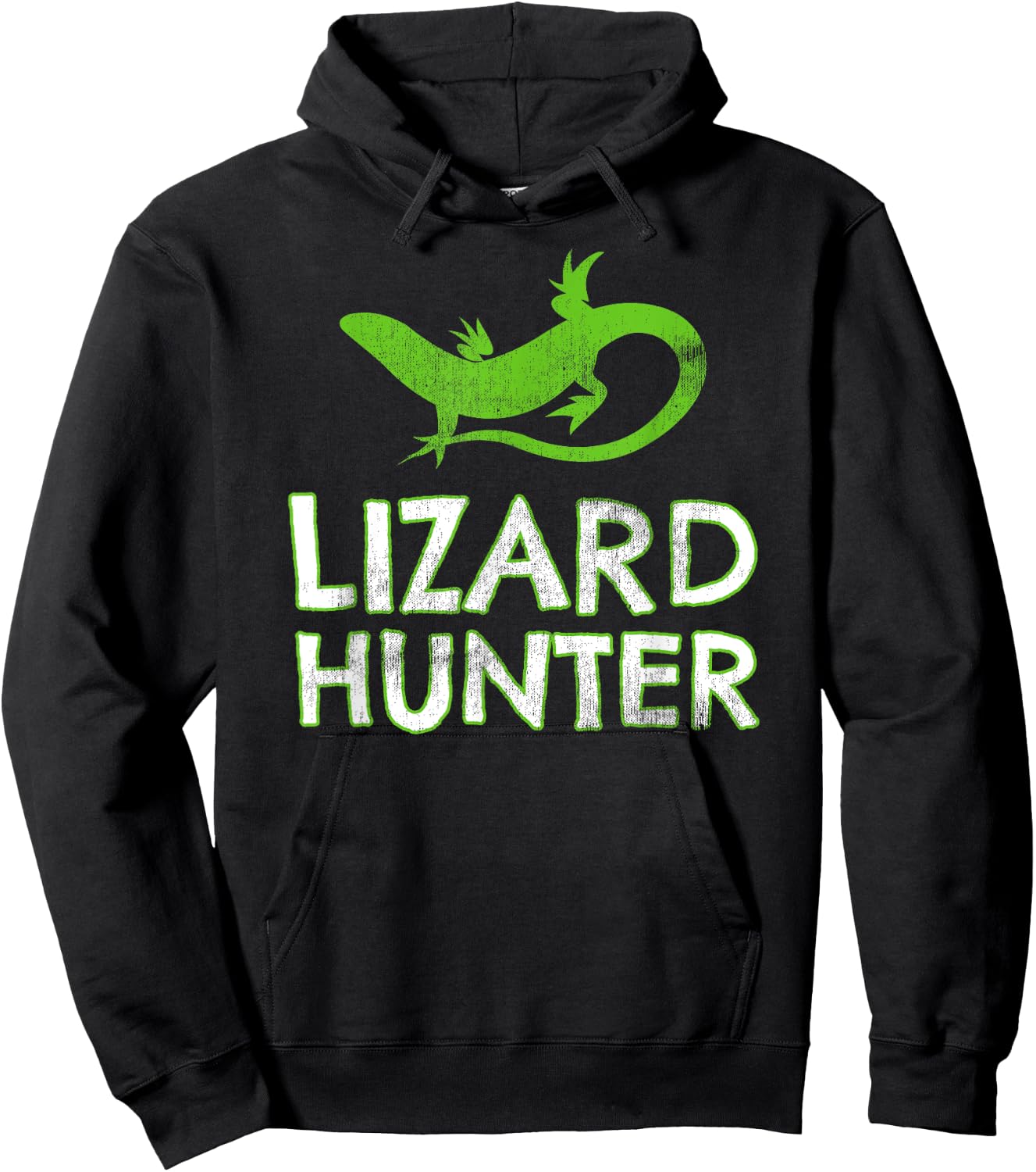 Lizard Lover Shirt Hunter Anole Reptile Boy Gift Birthday Hoodie - Hoodie | Black