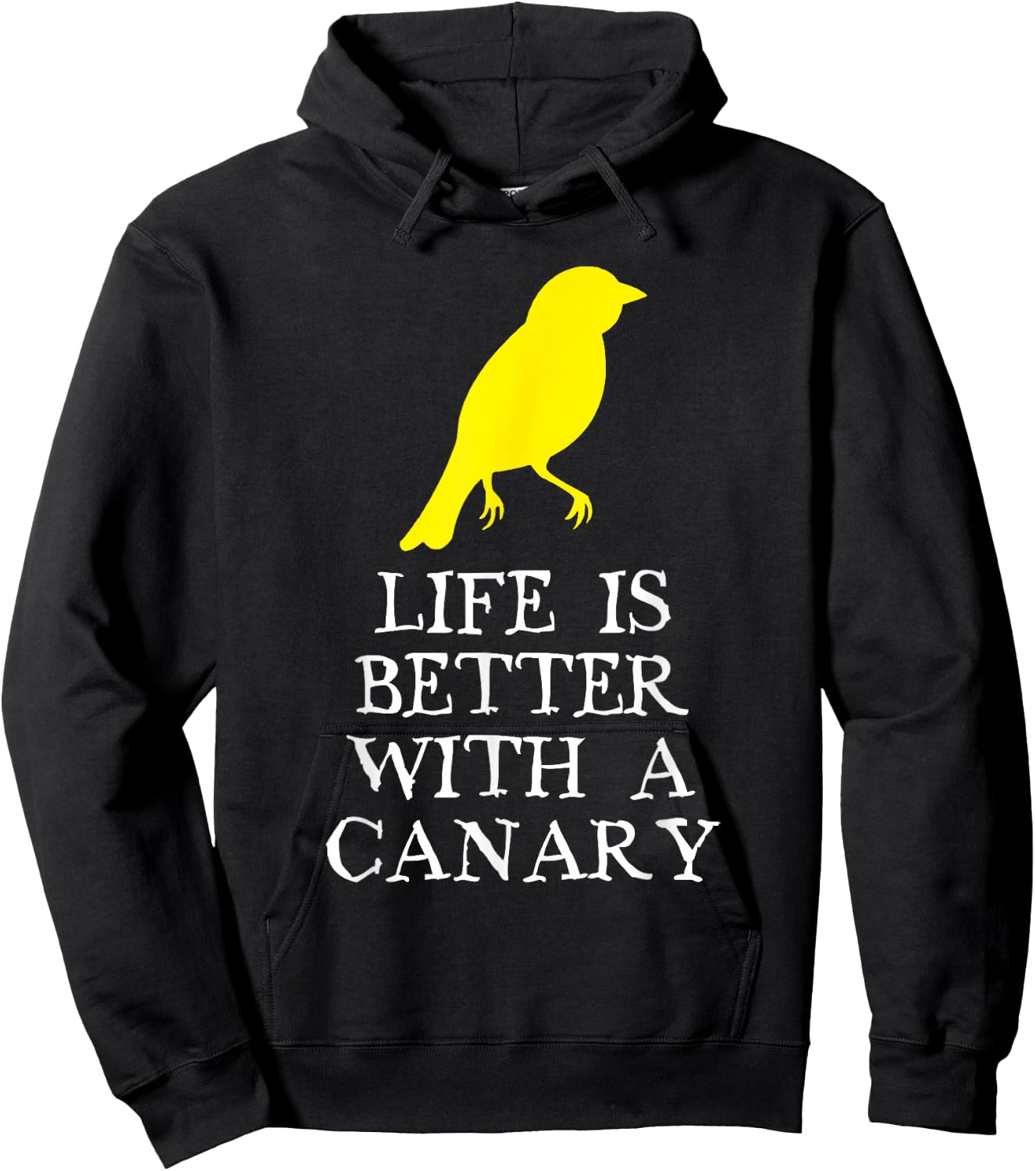Life Is Better With A Canary Lover Gift Christmas Hoodie - Hoodie | Black
