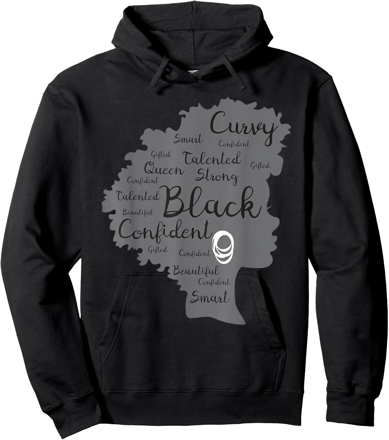 Strong Black Woman Afrocentric African American Hoodie - Hoodie | Black