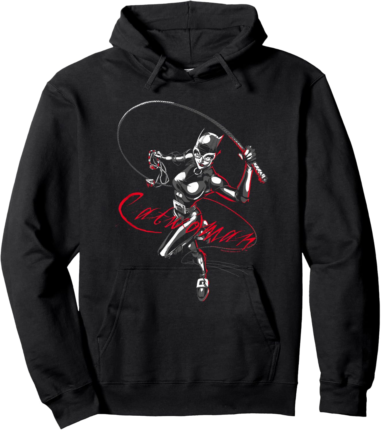 Batman Catwoman Kitten With a Whip Hoodie - Hoodie | Black