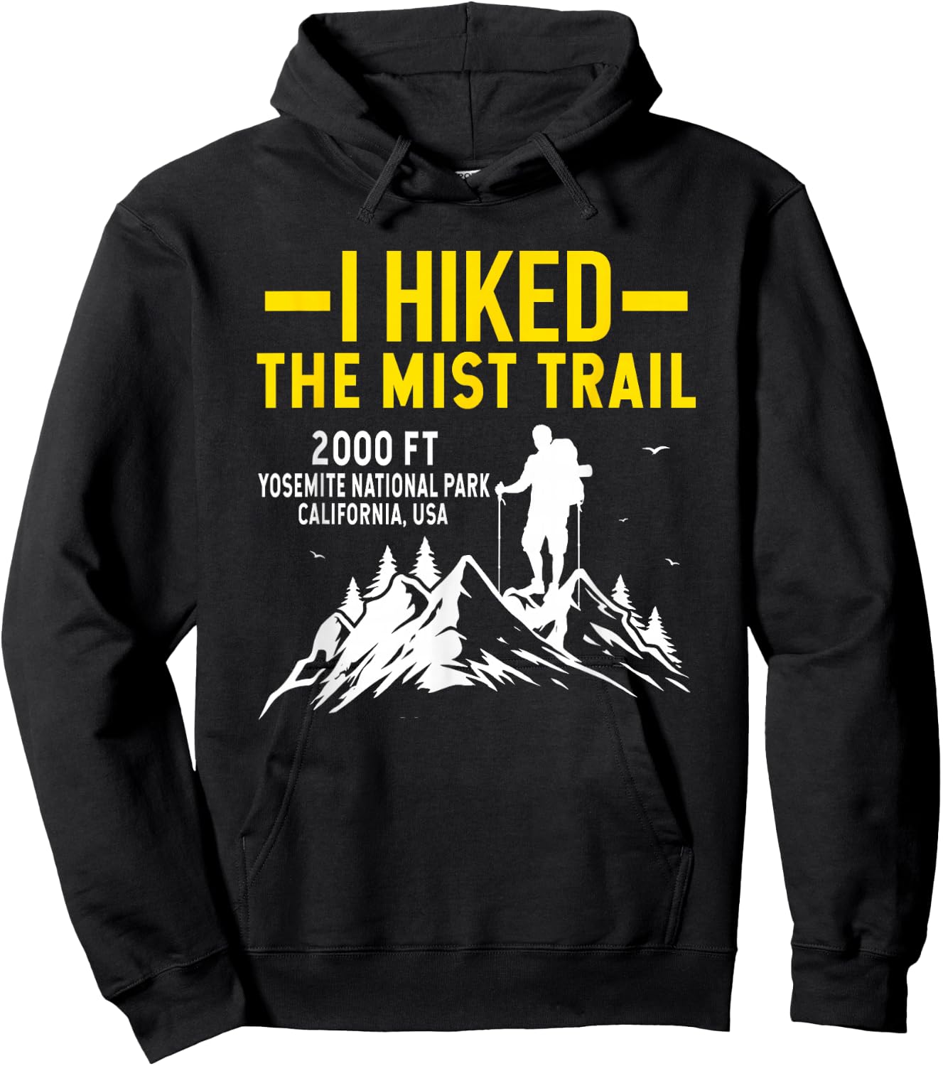 I Hiked The Mist Hiking Trail Hoodie - Hoodie | Black