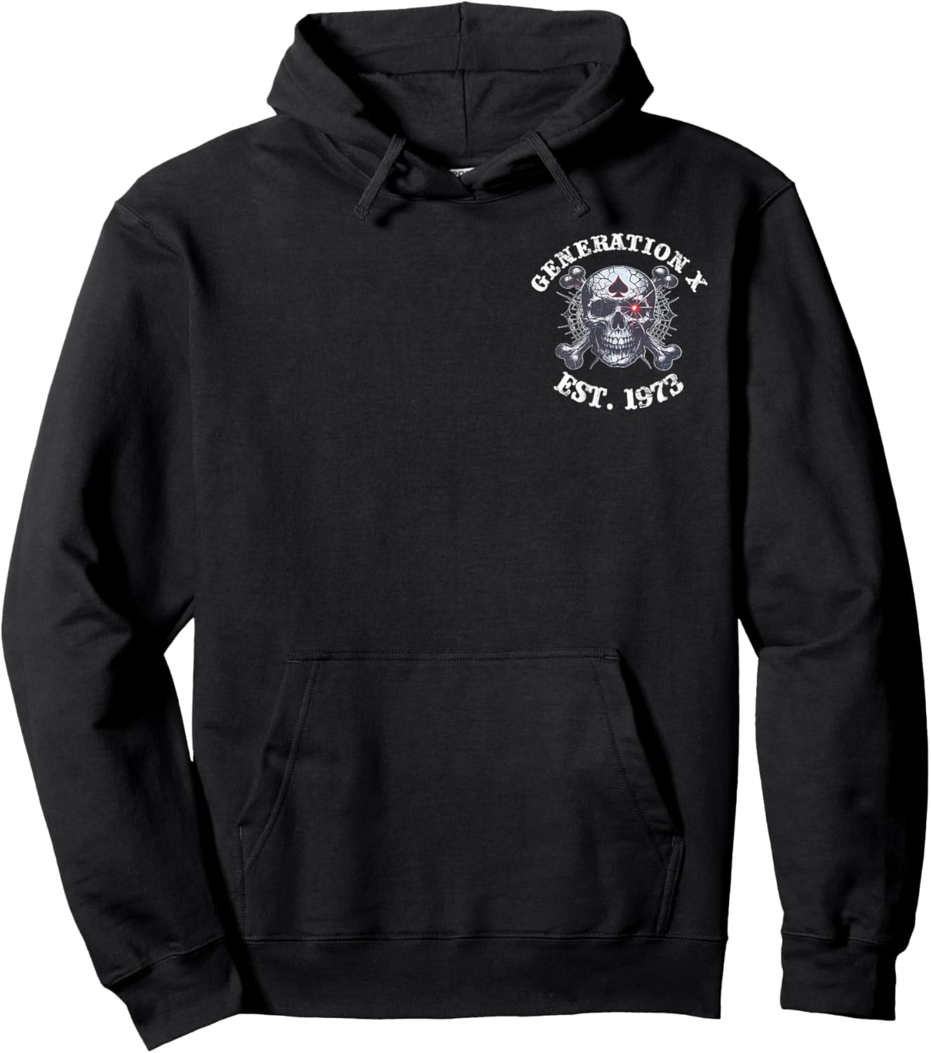 (2 Sided) Generation X EST 1973 Black Sheep of My Family Hoodie - Hoodie | Black