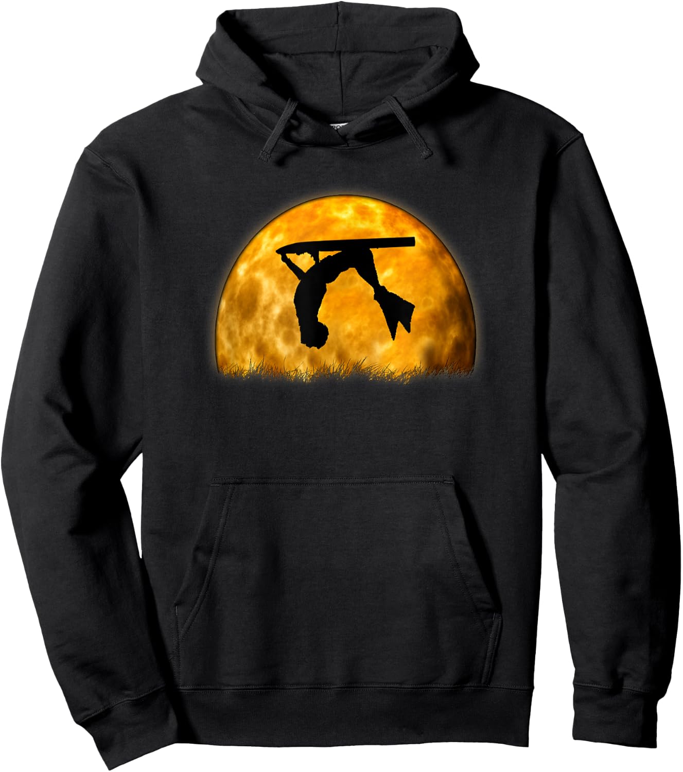 Bodyboard Sunset Silhouette Moon Rise Bodyboarder Gift Hoodie - Hoodie | Black