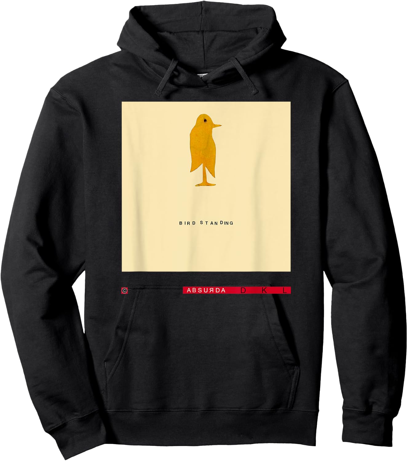 Studio: David Lynch Bird Standing Hoodie - Hoodie | Black