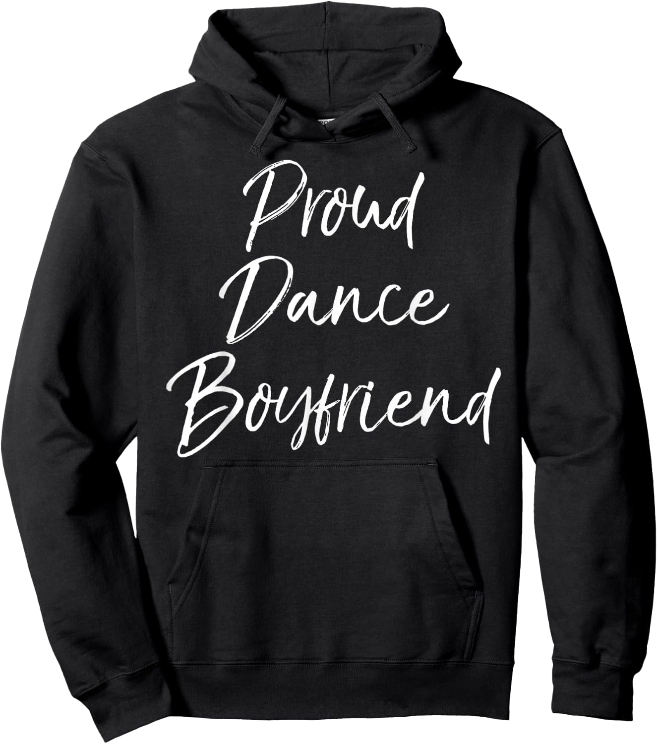 Cute Dancer Gift from Girlfriend Funny Proud Dance Boyfriend Hoodie - Hoodie | Black