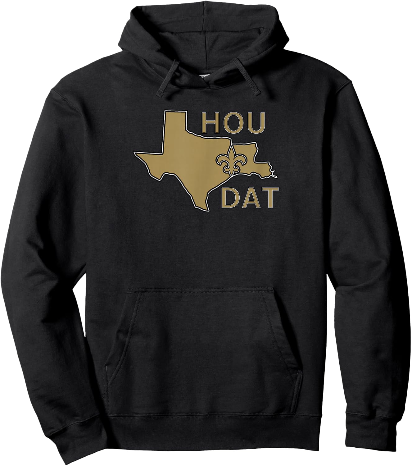 Hou Dat Houston Louisiana Shirt Hoodie - Hoodie | Black