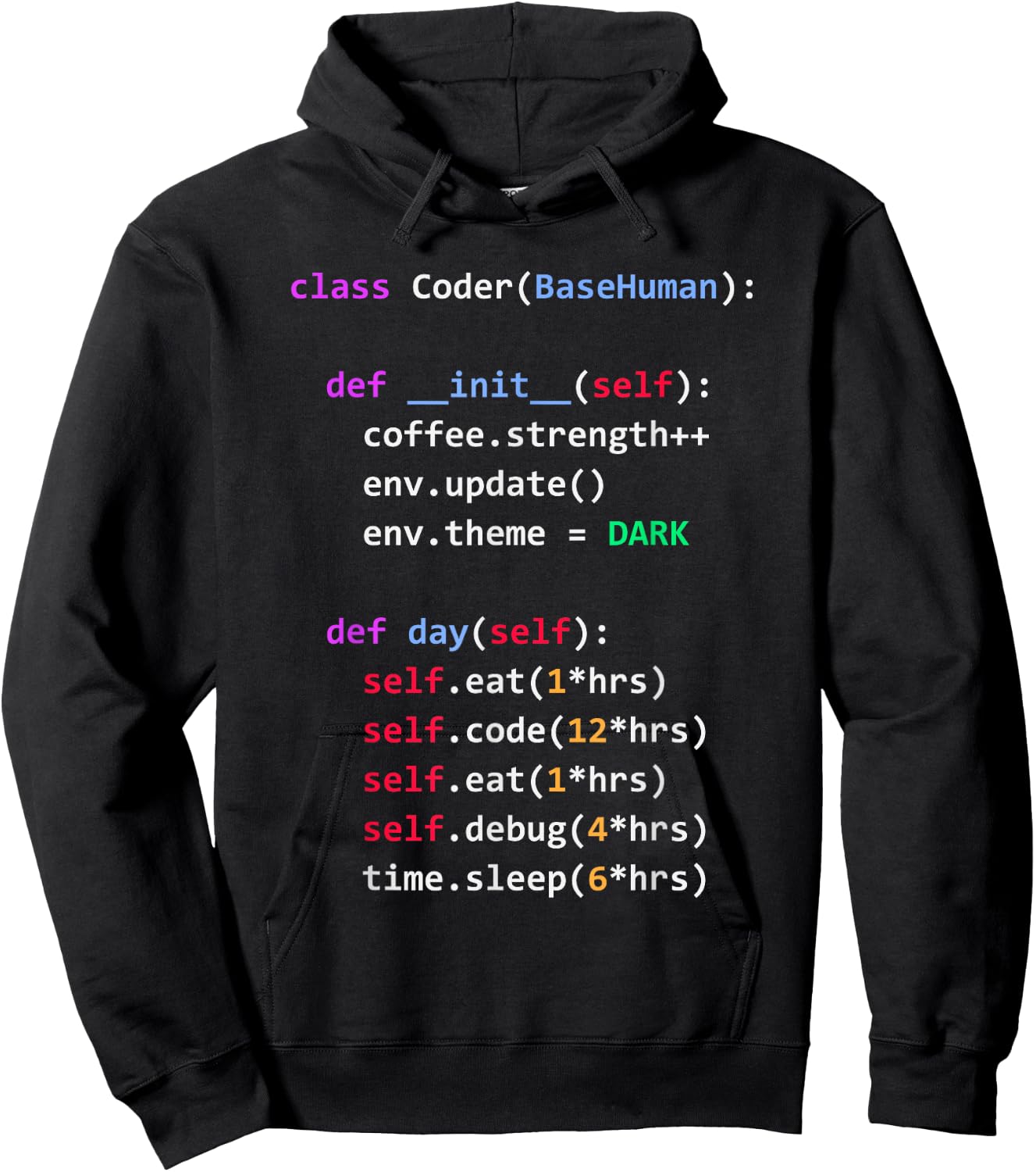 Python Eat Code Sleep Repeat Hoodie - Hoodie | Black
