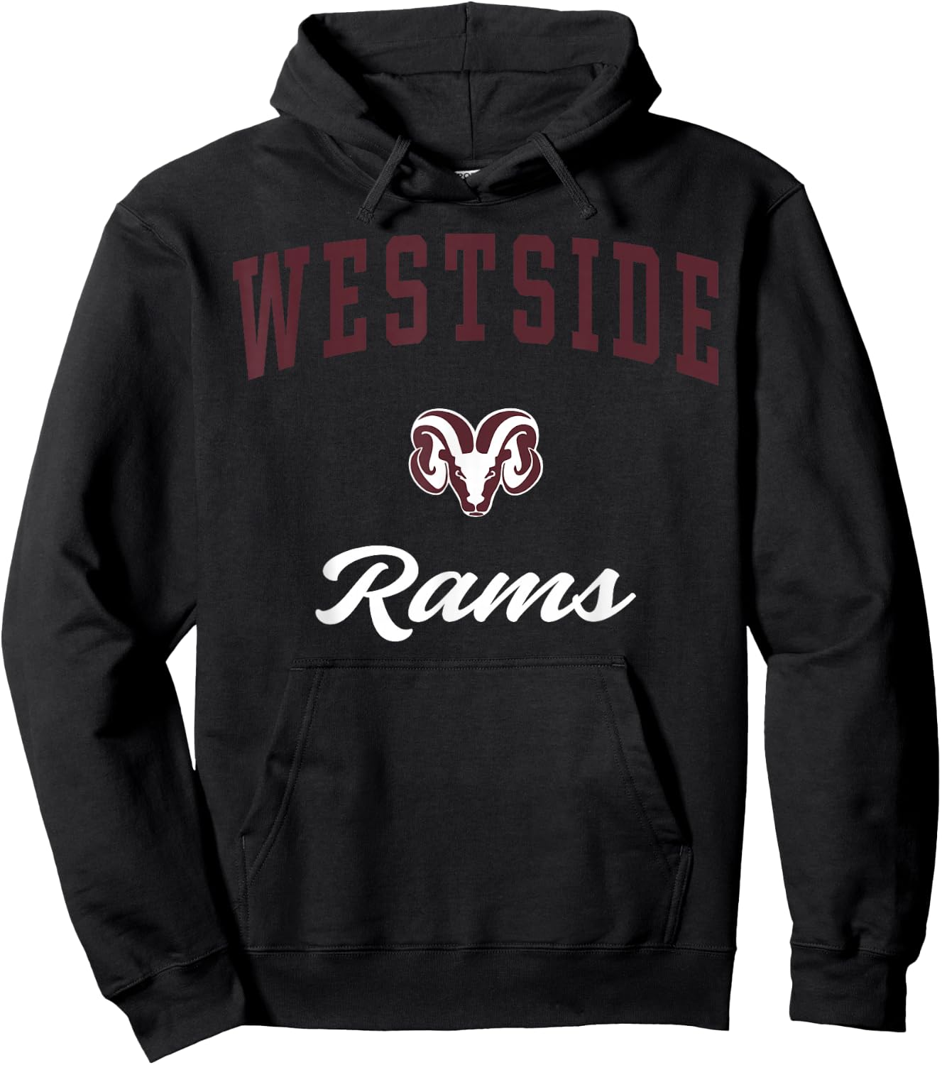 Westside High School Rams Hoodie - Hoodie | Black