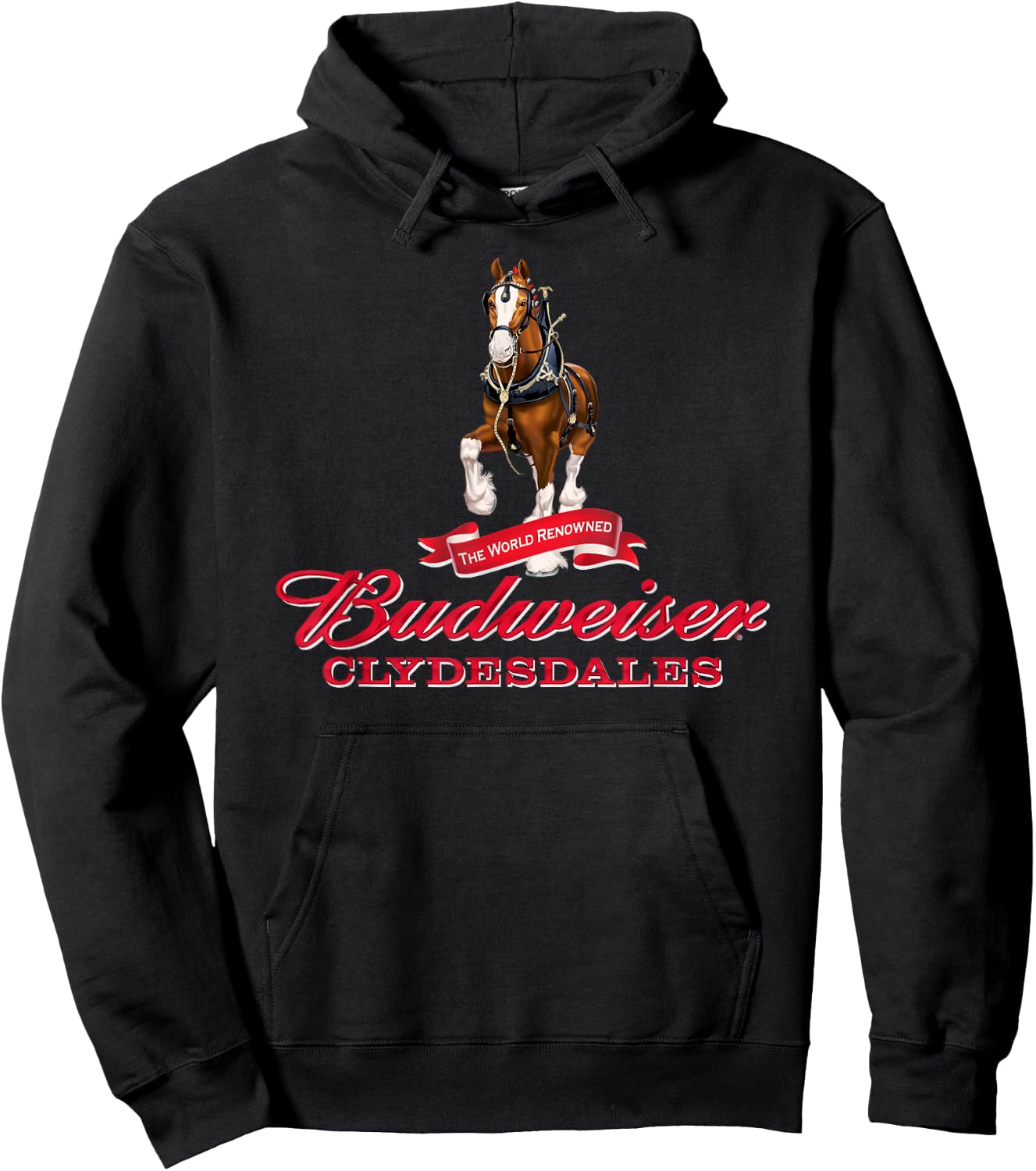 Budweiser 'The World Renowned Clydesdales' Hoodie - Hoodie | Black