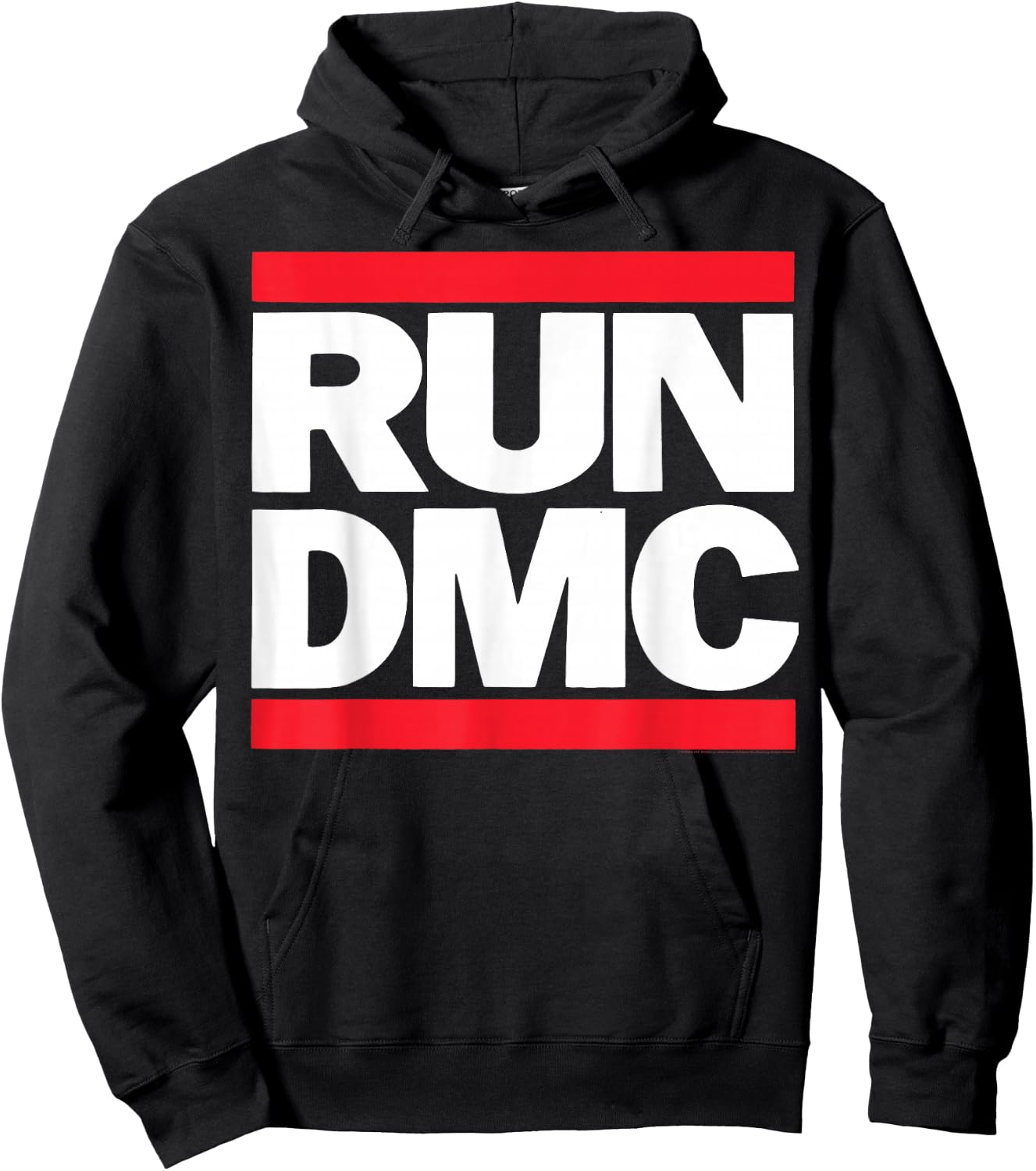 Run DMC Official Logo Hoodie - Hoodie | Black