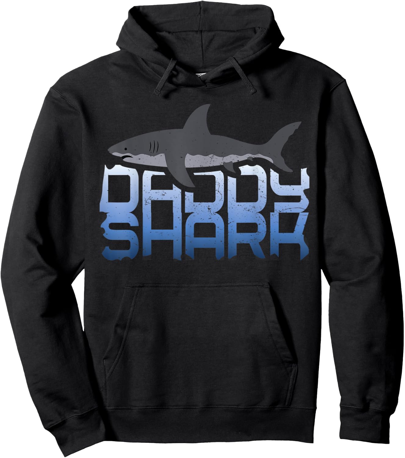 Daddy Shark Clothes Outfit Father's Day Gift Sharks Hoodie - Hoodie | Black