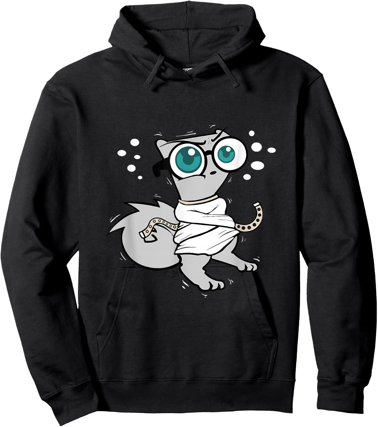 Crazy Mushroom-E The Squirrel Hoodie - Hoodie | Black