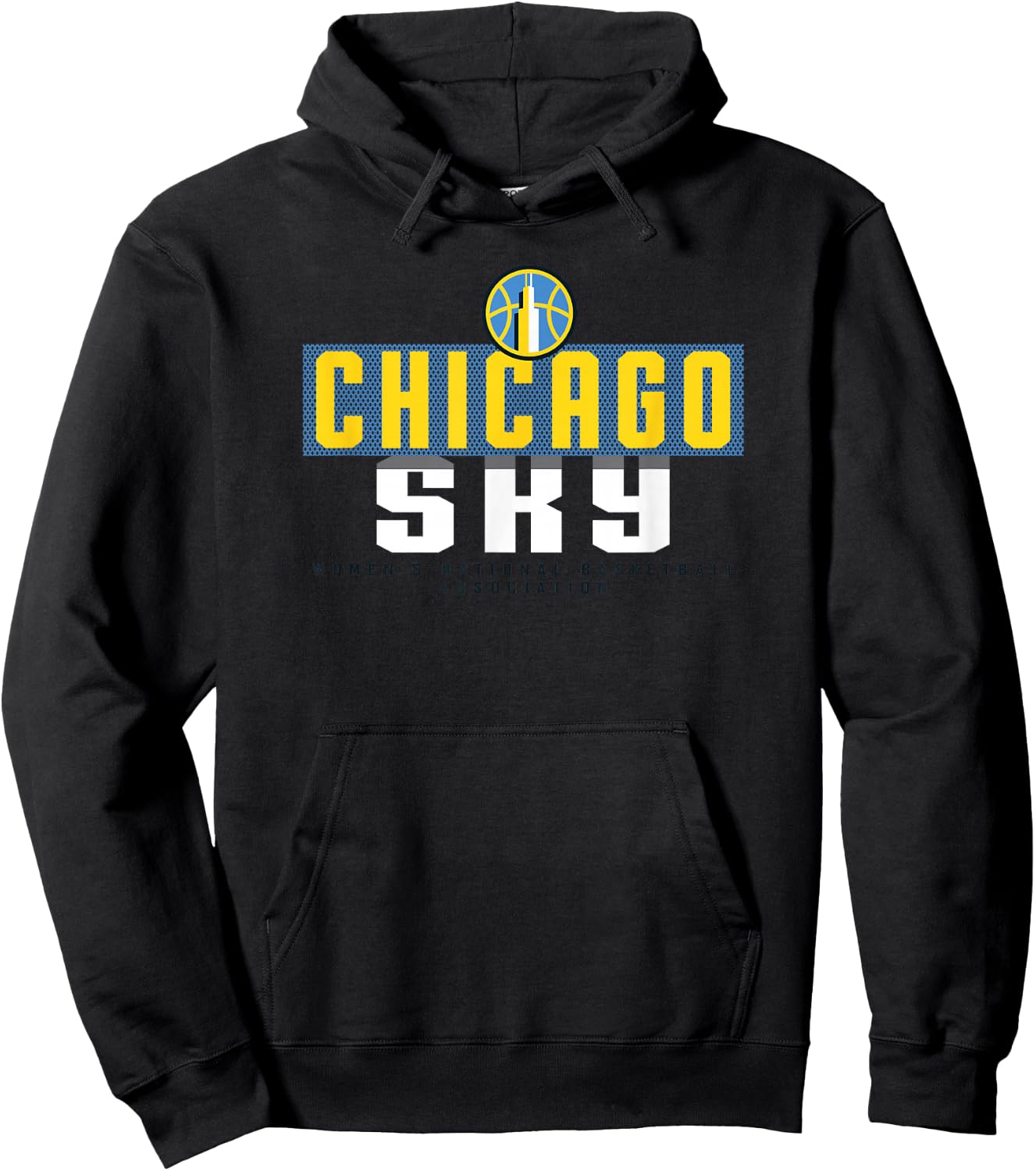 WNBA Chicago Sky Sky Box Hoodie - Hoodie | Black