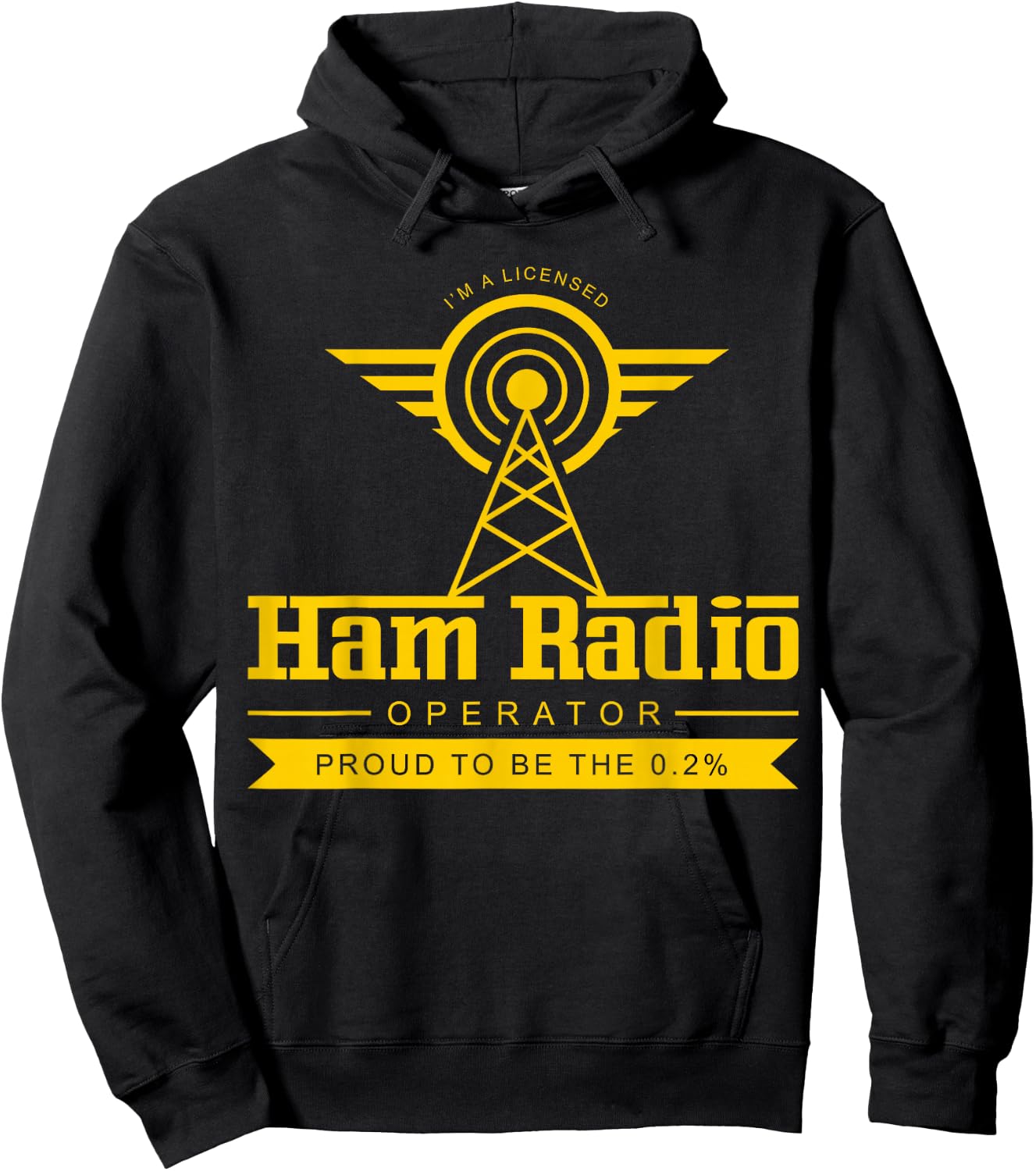 Ham Radio Operator Shirt | Cute Amateur Administrator Gift Hoodie - Hoodie | Black
