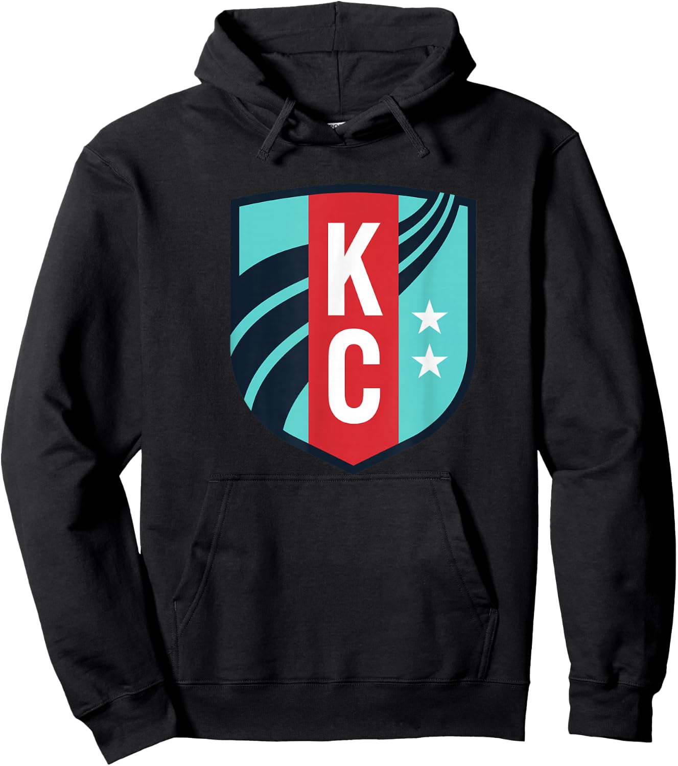 Officially Licensed Kansas City Current Soccer NWSL Apparel Hoodie - Hoodie | Black