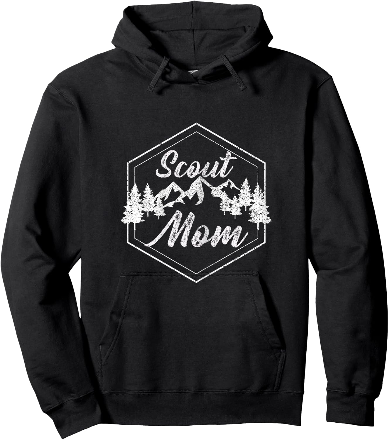 Scout Mom - Proud Mother Scouting Shirt Gift Hoodie - Hoodie | Black