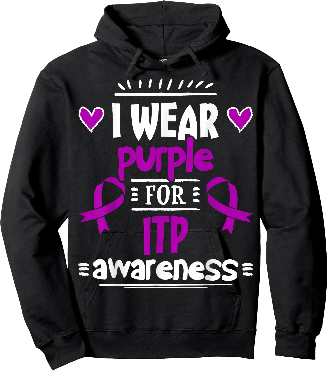 ITP - Immune Thrombocytopenia Platelets Gift Hoodie - Hoodie | Black