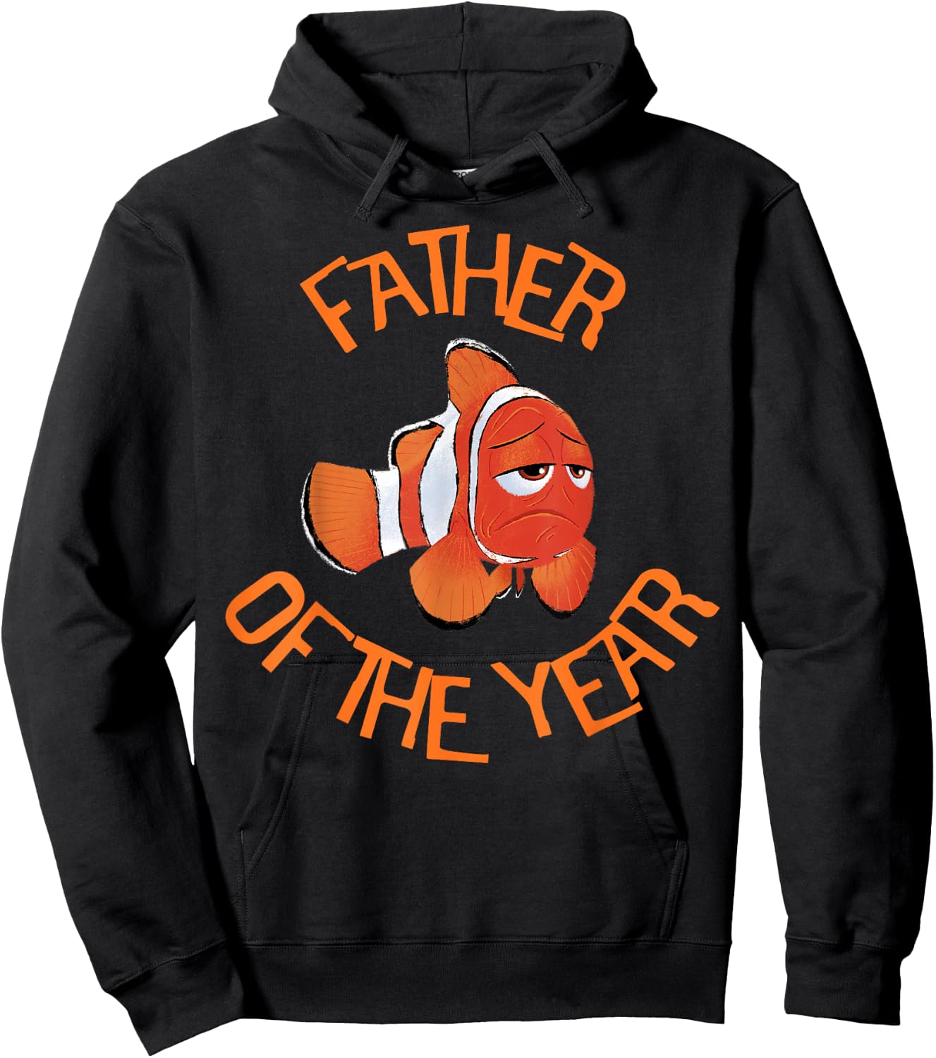 Disney Pixar Finding Dory Marlin Father Of The Year Logo Hoodie - Hoodie | Black