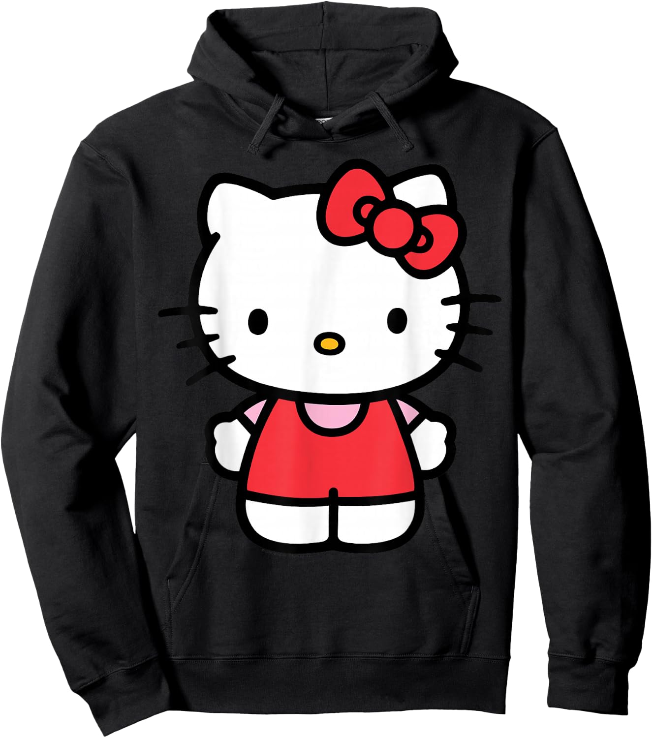 Hello Kitty Front and Back Shirt Hoodie - Hoodie | Black