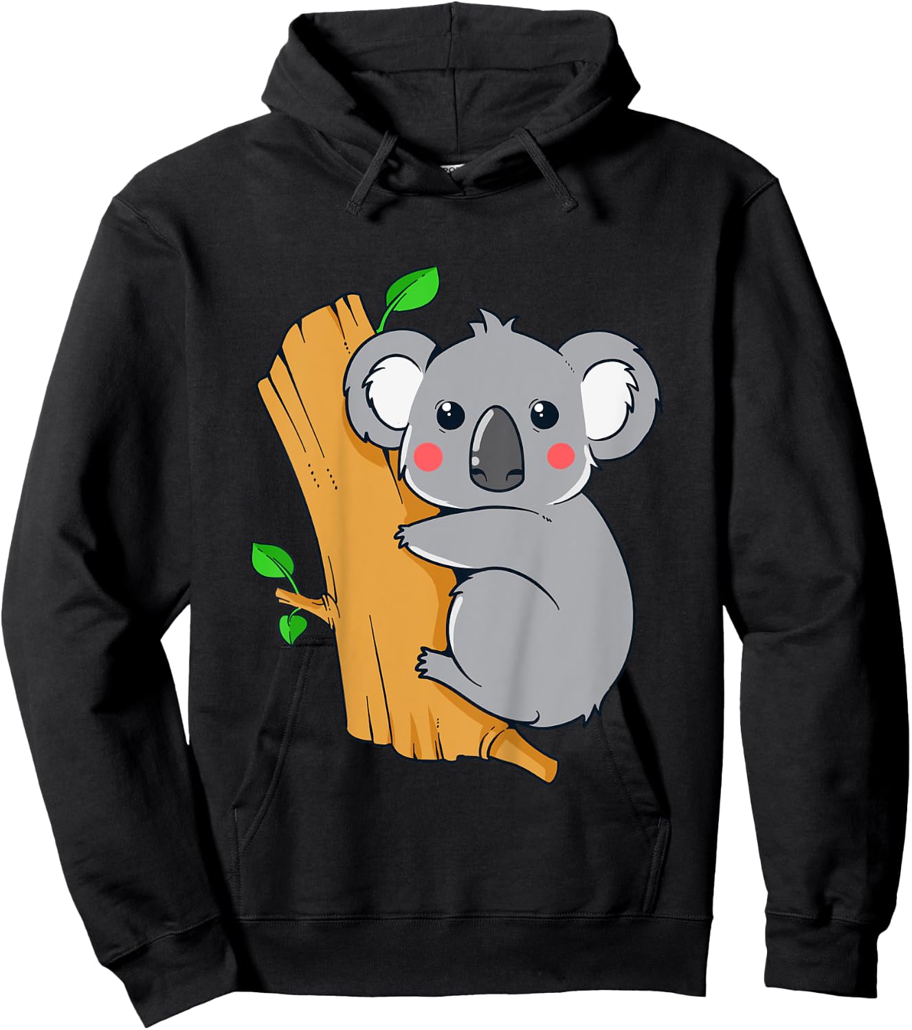 Cute Koala Bear T Shirt for Children | Kids Koala Bear Shirt Hoodie - Hoodie | Black