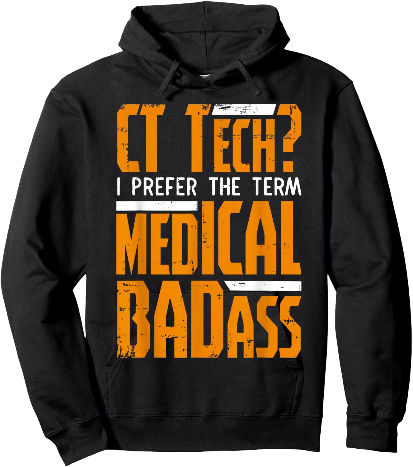 Funny CT Tech Radiology CT Cat Scan - Medical Badass Women Hoodie - Hoodie | Black