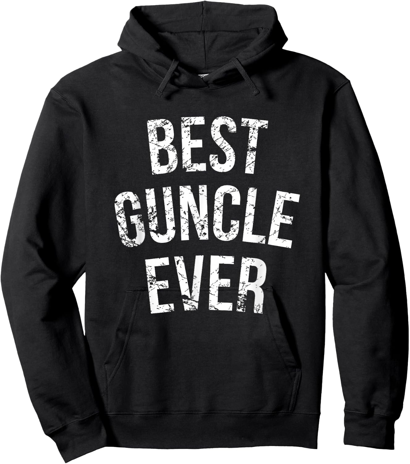Best Guncle Ever Cute Gay Uncle Gift Hoodie - Hoodie | Black
