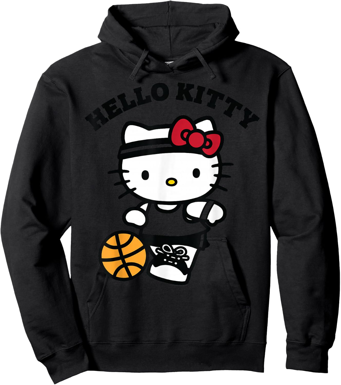 Hello Kitty Kids Basketball , Blue, Small Hoodie - Hoodie | Black