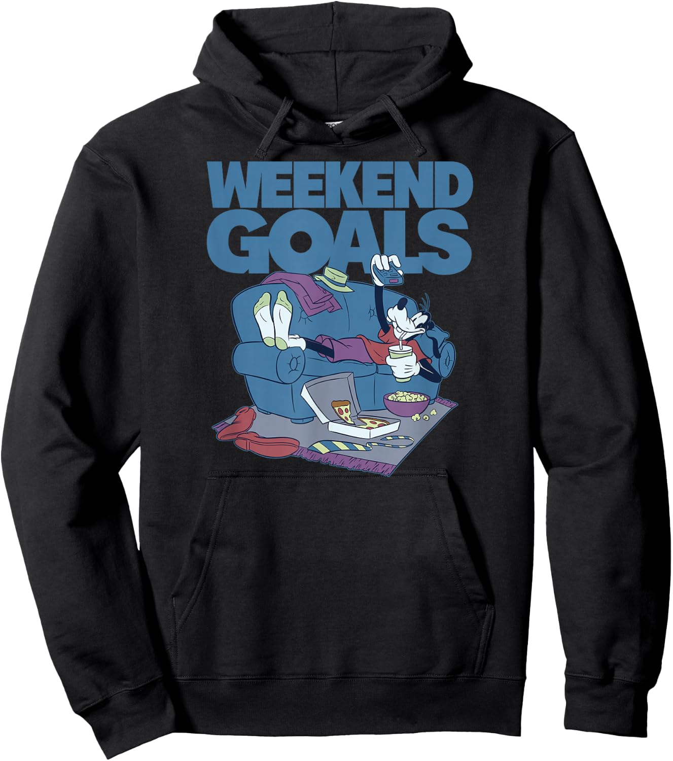 Disney - Weekend Goals Goofy Hoodie - Hoodie | Black
