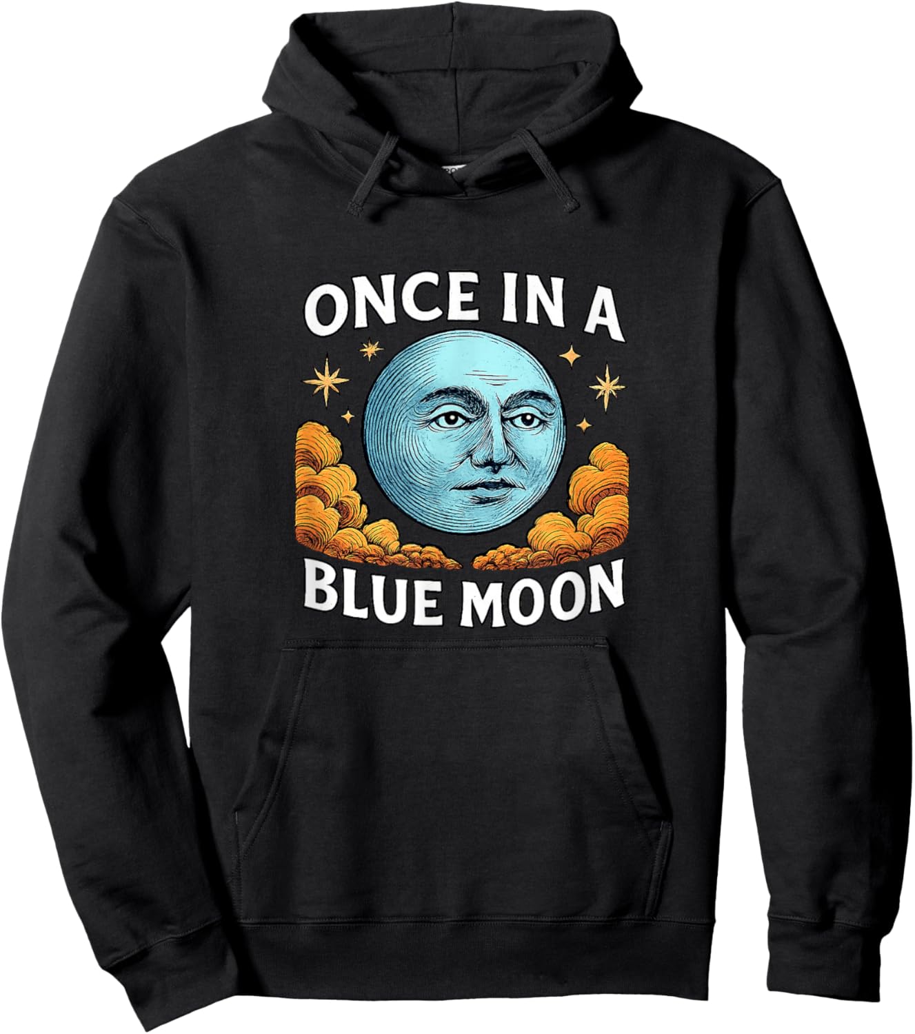 Once In A Blue Moon Hoodie - Hoodie | Black