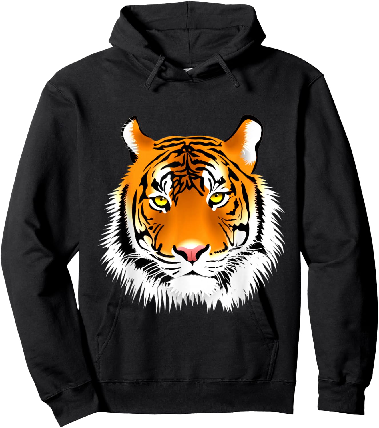 Tiger Head Design , Women, Boys & Girls Hoodie - Hoodie | Black