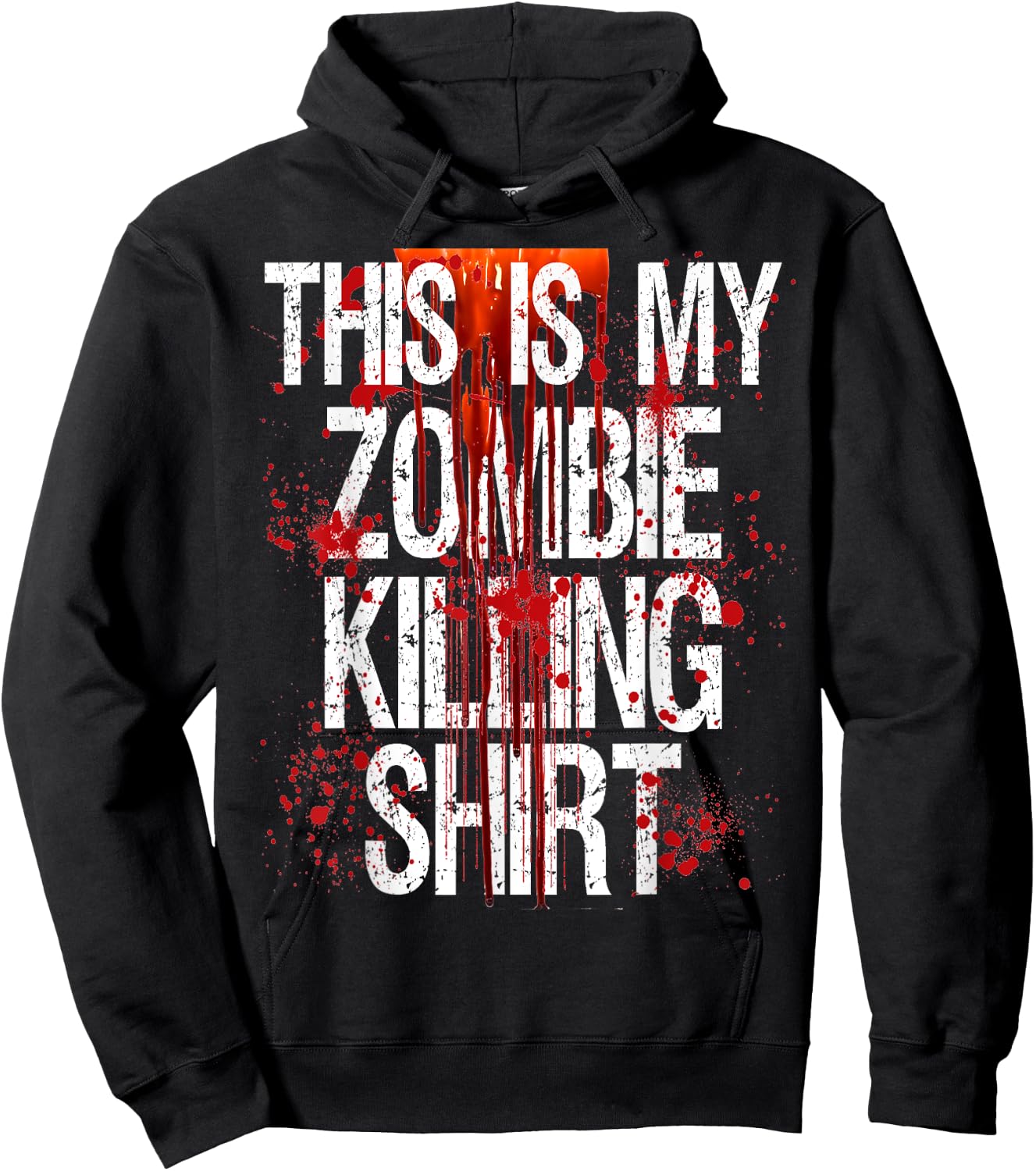 Halloween Gift Shop This Is My Zombie Killing Shirt Hoodie - Hoodie | Black