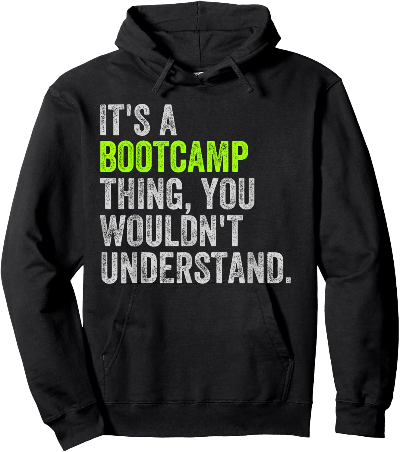 Its a Bootcamp Thing for Boot Camp Fitness Gym Hoodie - Hoodie | Black