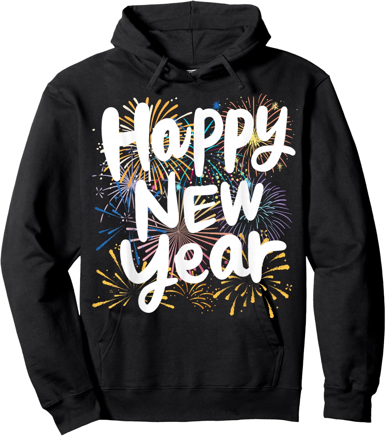 Happy New Year Eve Party 2026 Family Matching Fireworks Hoodie - Hoodie | Black