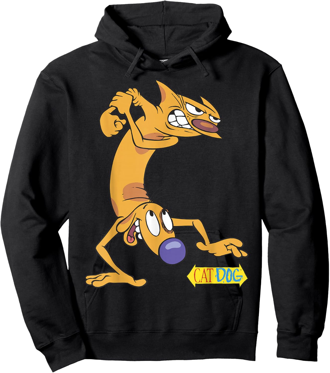 CatDog Tough Guys Hoodie - Hoodie | Black