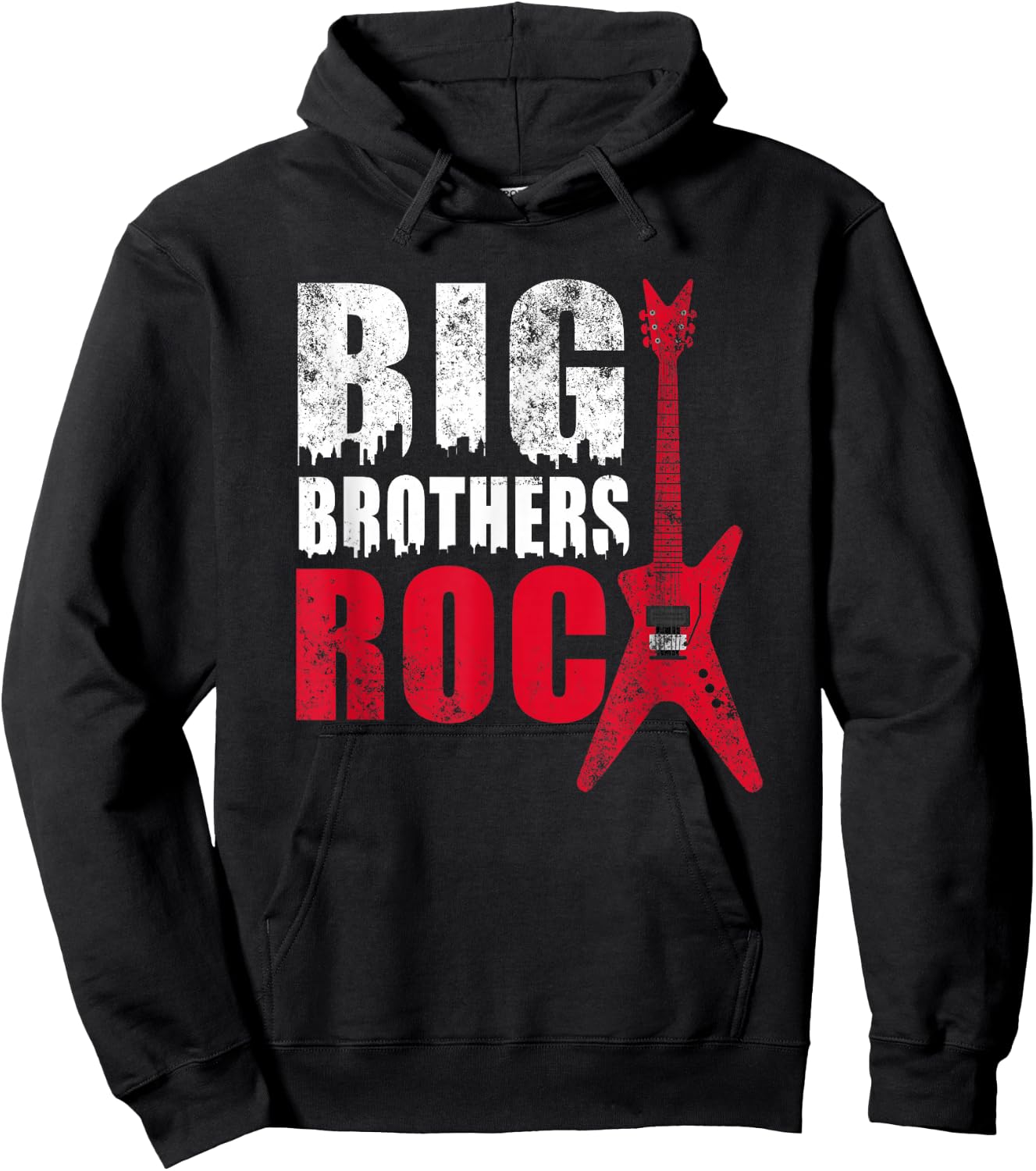 Big Brothers Rock Shirt - Toddler & Adult Big Brother Gift Hoodie - Hoodie | Black