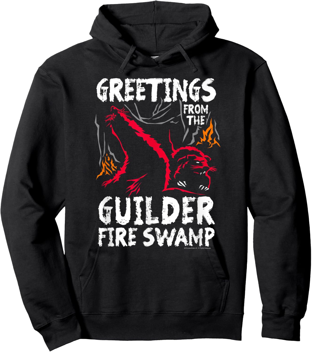 The Princess Bride Greetings from the Guilder Fire Swamp Hoodie - Hoodie | Black