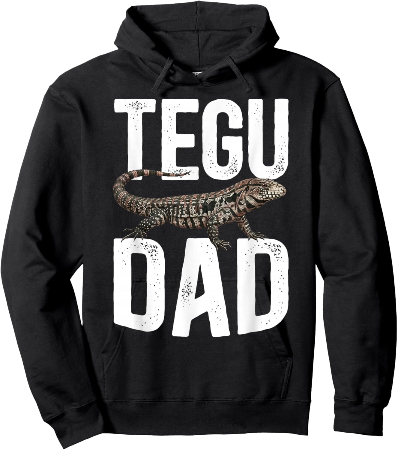 Tegu Dad Tegu Owner Tegu Lover Tegu Lizard Hoodie - Hoodie | Black