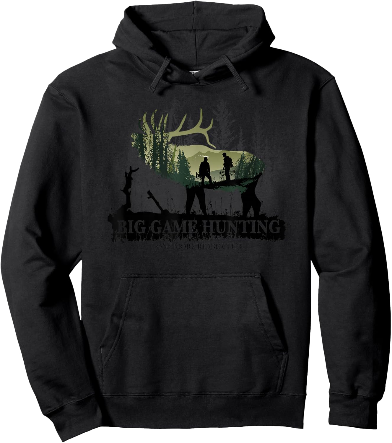 Hunting, Elk Hunting, Bow Hunter Hoodie - Hoodie | Black