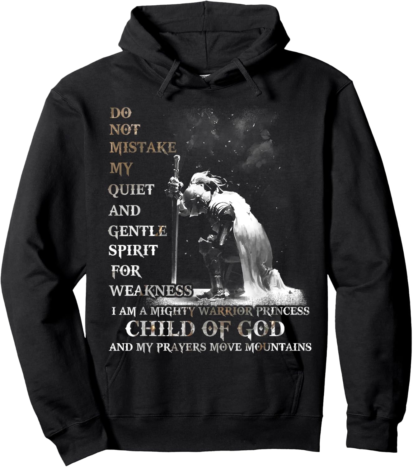 Knight Templar I Am A Child Of God A Warrior Of Christ Shirt Hoodie - Hoodie | Black