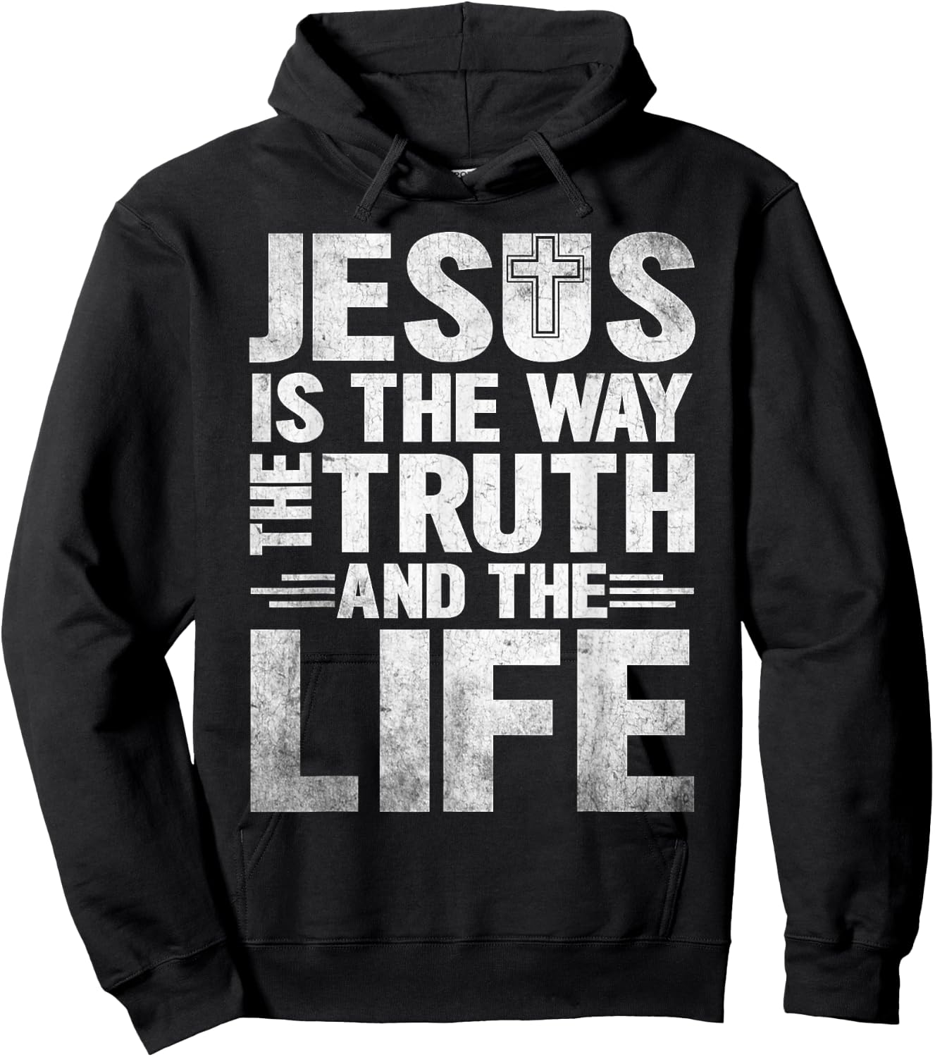 Jesus Is The Way The Truth The Life Hoodie - Hoodie | Black