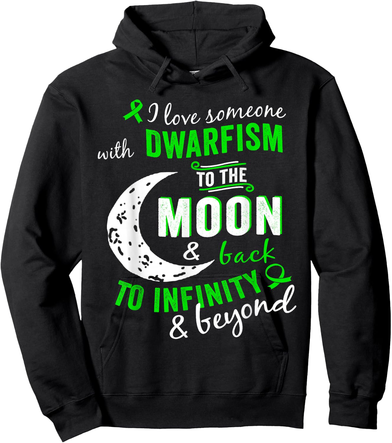 Dwarfism Awareness Shirt Hoodie - Hoodie | Black