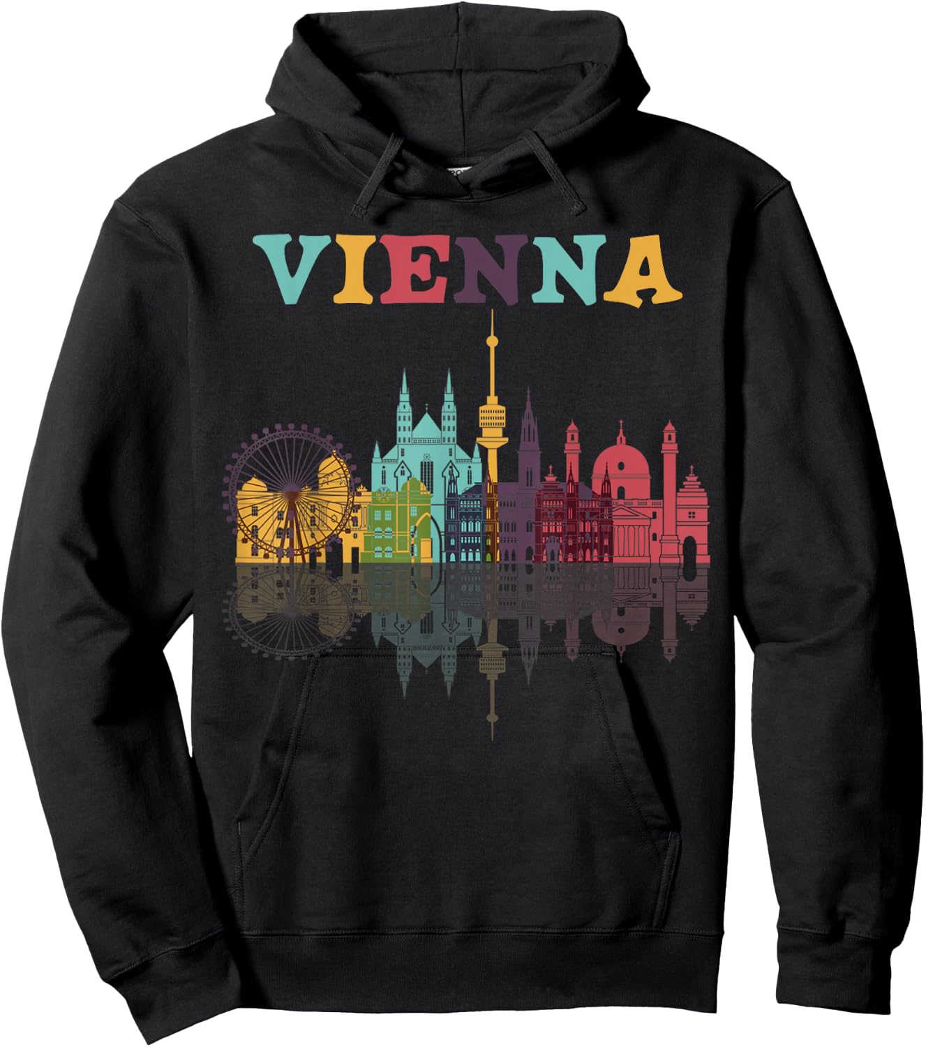 Vienna Austria Family Austrian Vacation Europian Trip Shirt Hoodie - Hoodie | Black