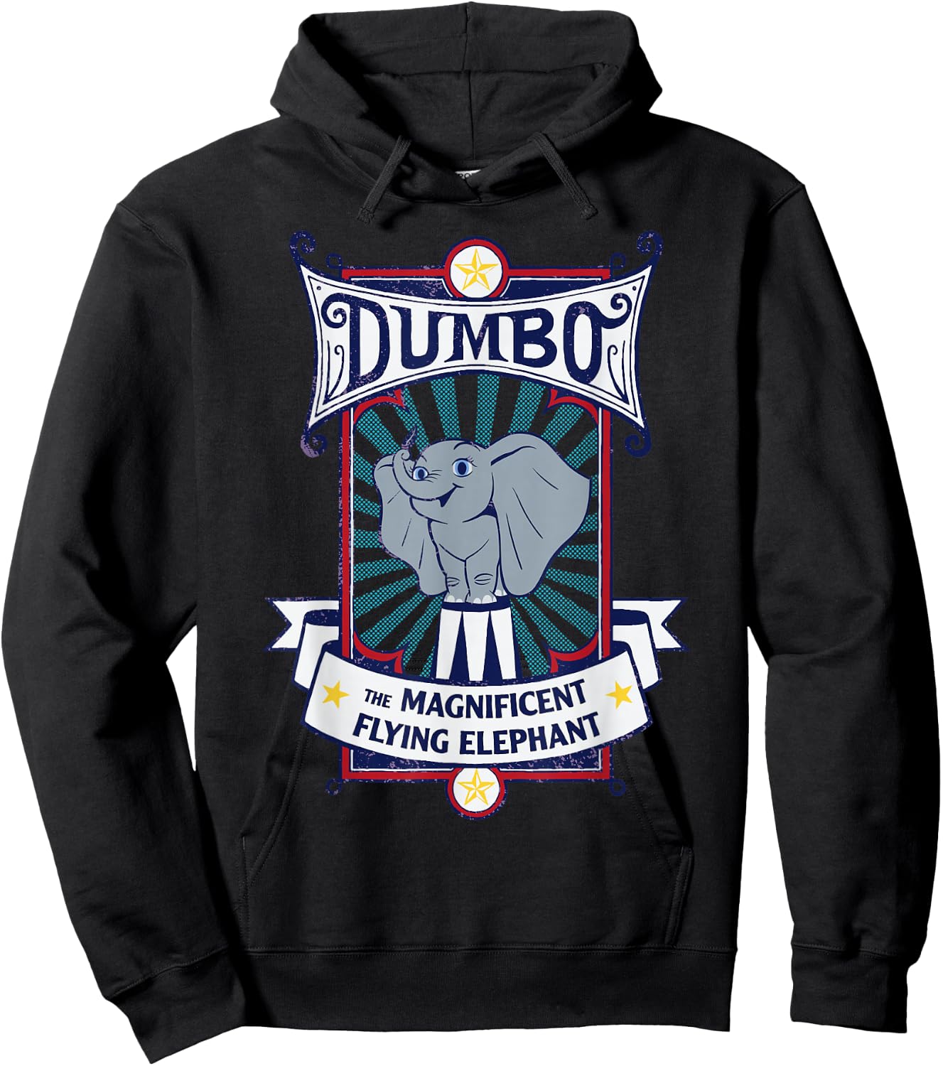 Dumbo - Magnificent Flying Elephant Hoodie - Hoodie | Black