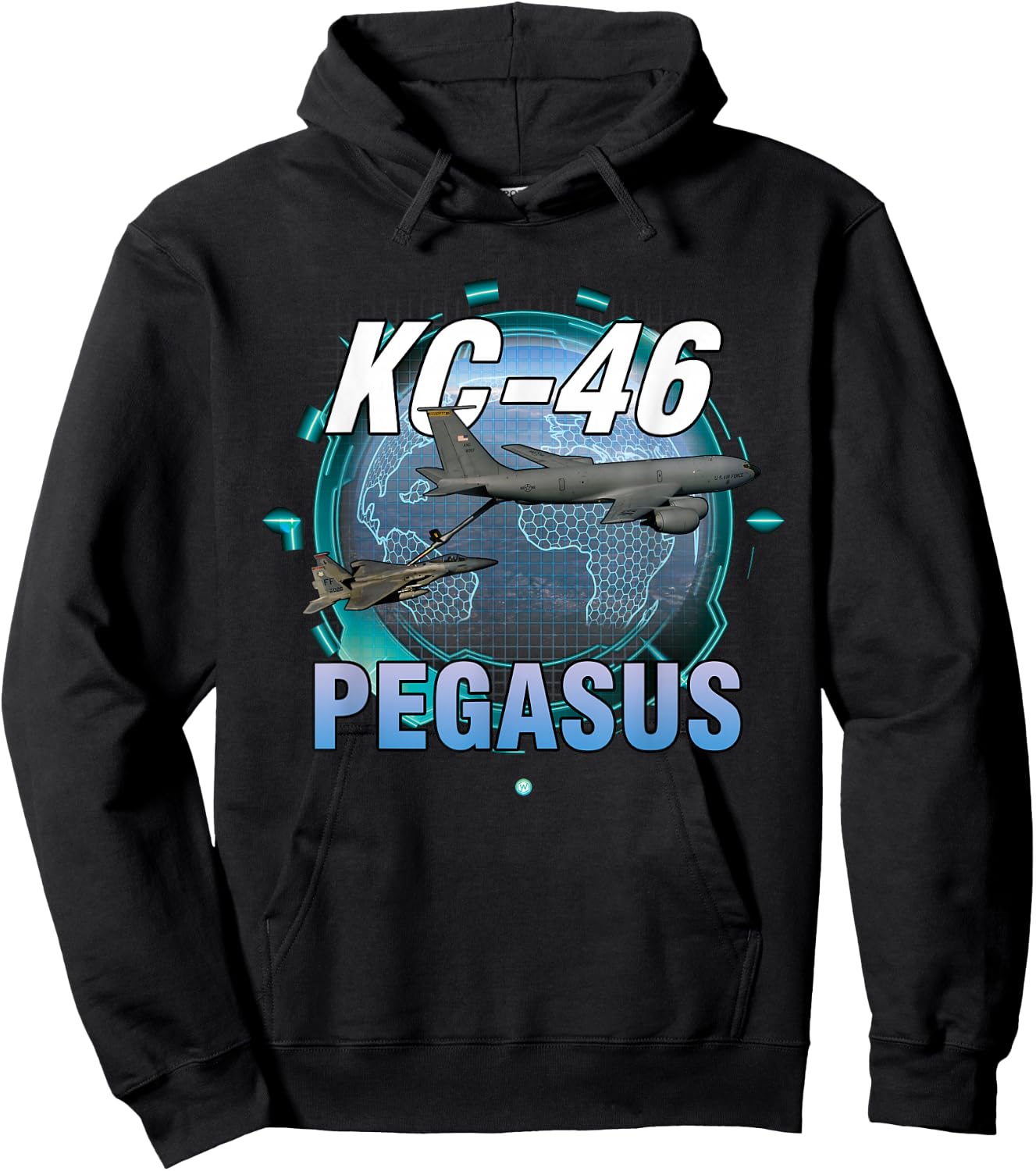 KC-46 Pegasus Gift Veteran Hoodie - Hoodie | Black