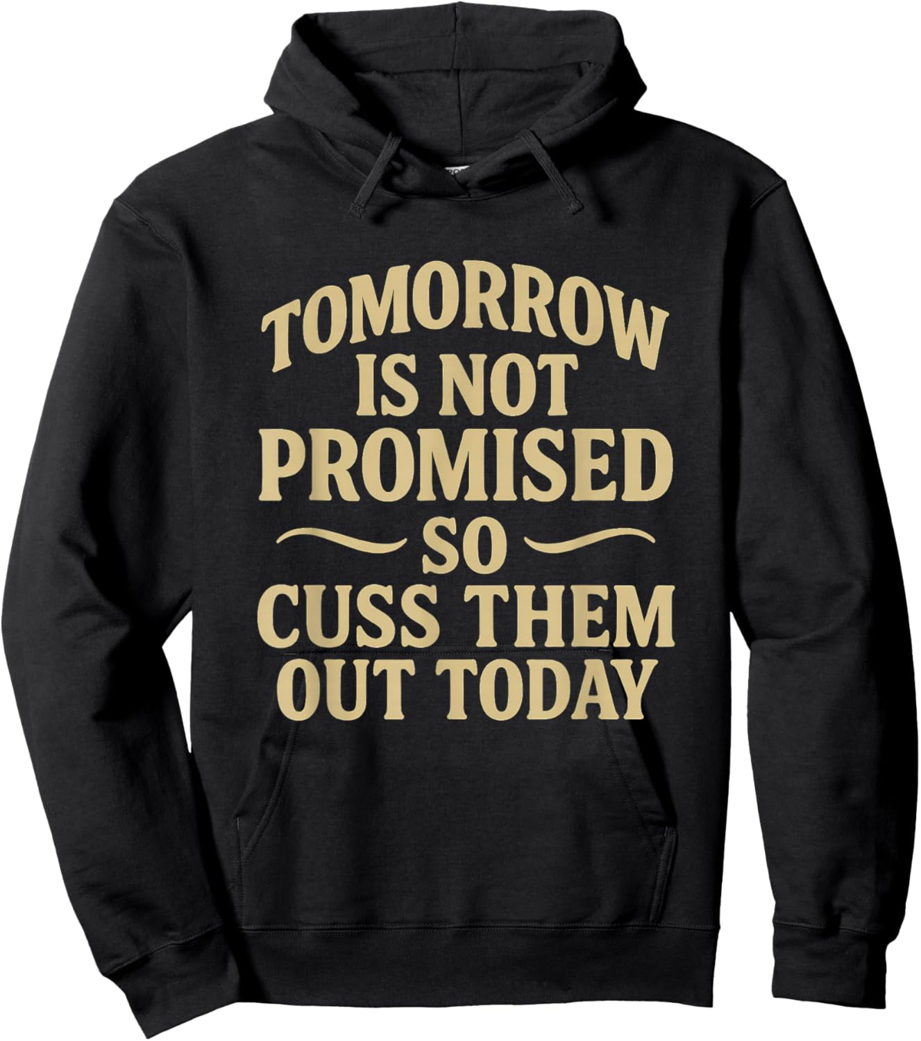 T-Shirt Hoodie - Hoodie | Black
